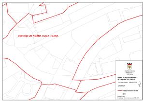  Izsek iz prostorskega akta Občine Idrija M 1-500